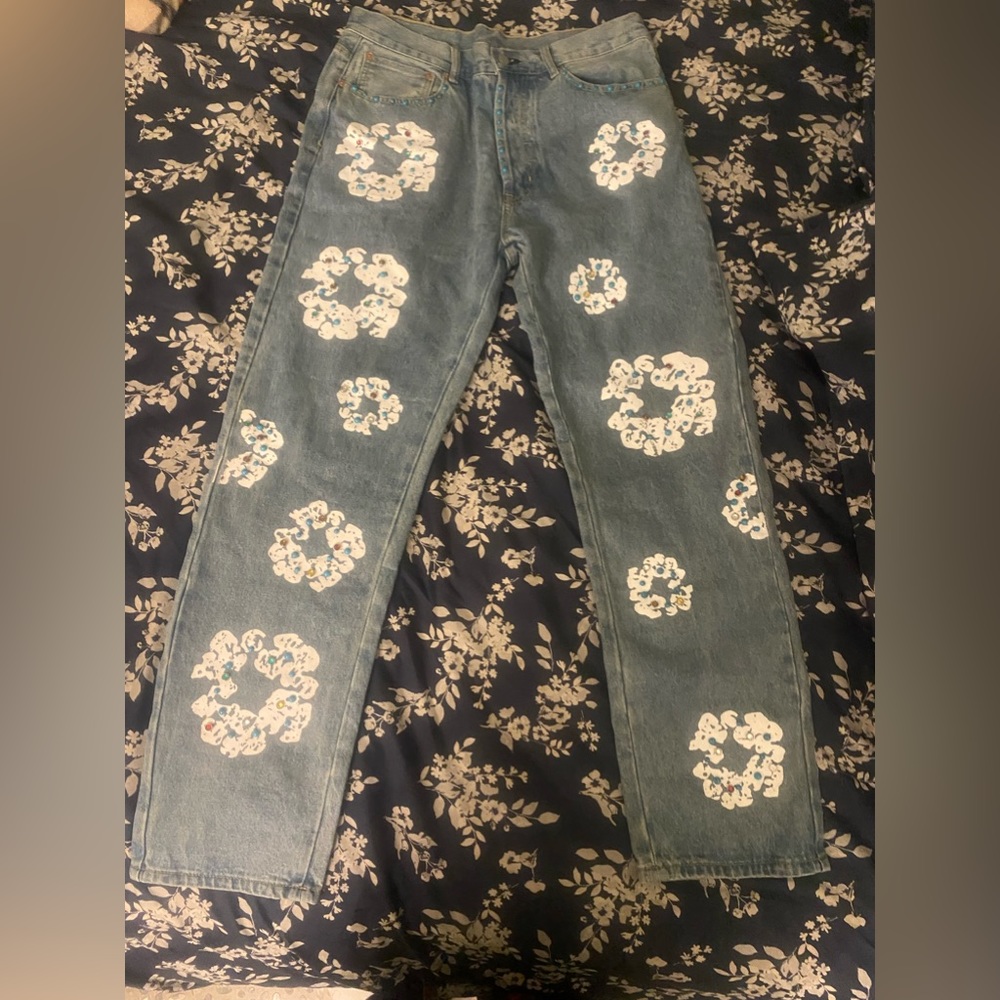 Denim Tears Rhinestone Jeans